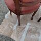 Set of 3 Louis Philippe style chair in walnut