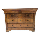 Commode Louis Philippe en en merisier massif XIX siècle