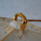 Aperitif tray in porcelain gilded decoration Villeroy & Boch 50s/60s