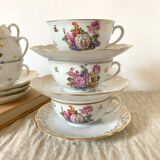Limoges porcelain cups