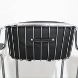 Steel Armchairs attributed to Gastone Rinaldi, 1970s, Set of 4