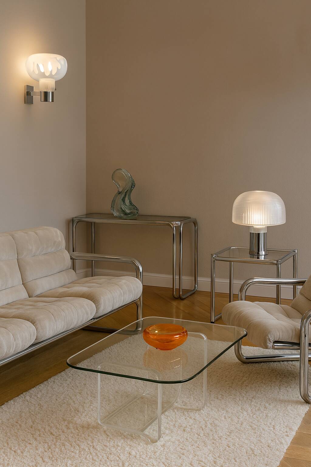 Wall lamp by Toni Zuccheri for Veart, 1970s