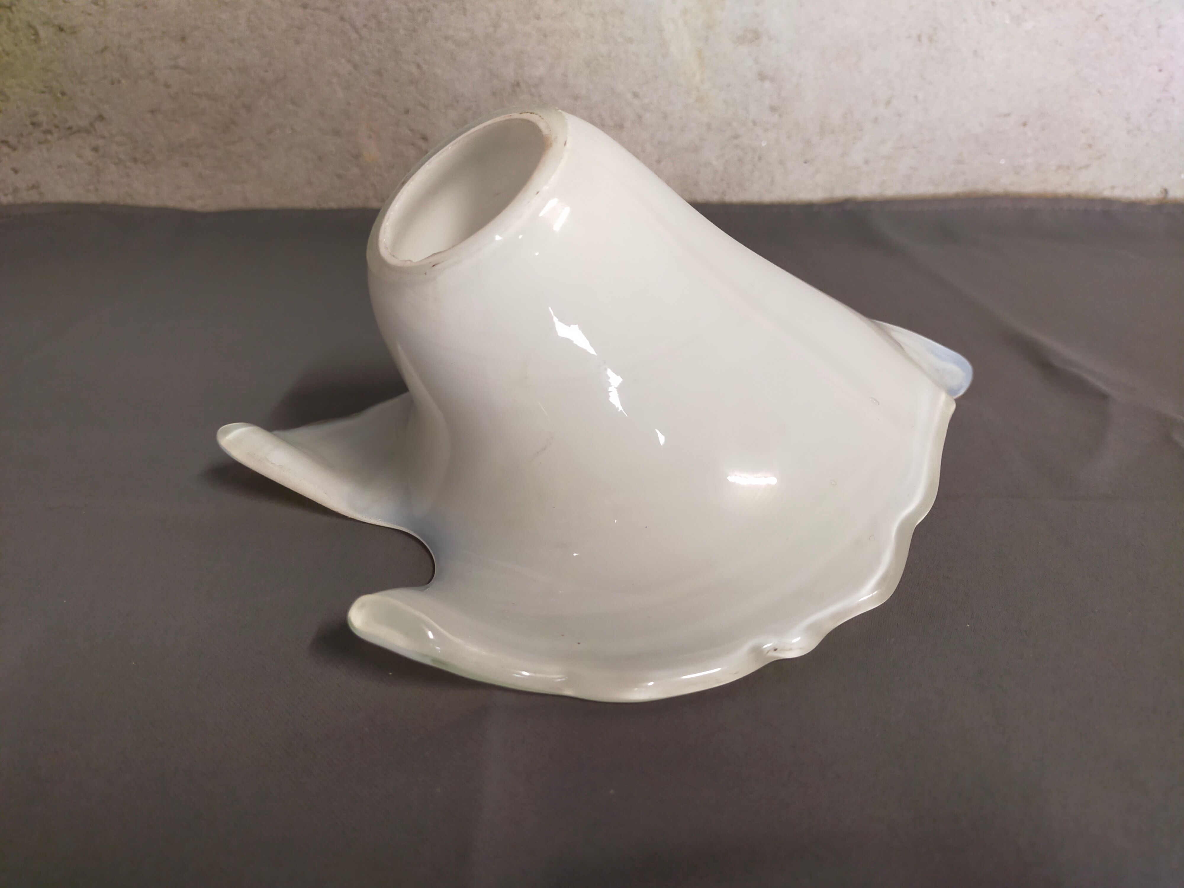 Vintage tulip blown glass lampshade Murano