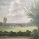 Old painting signed HST landscape dimension: height -33cm- width -41cm-