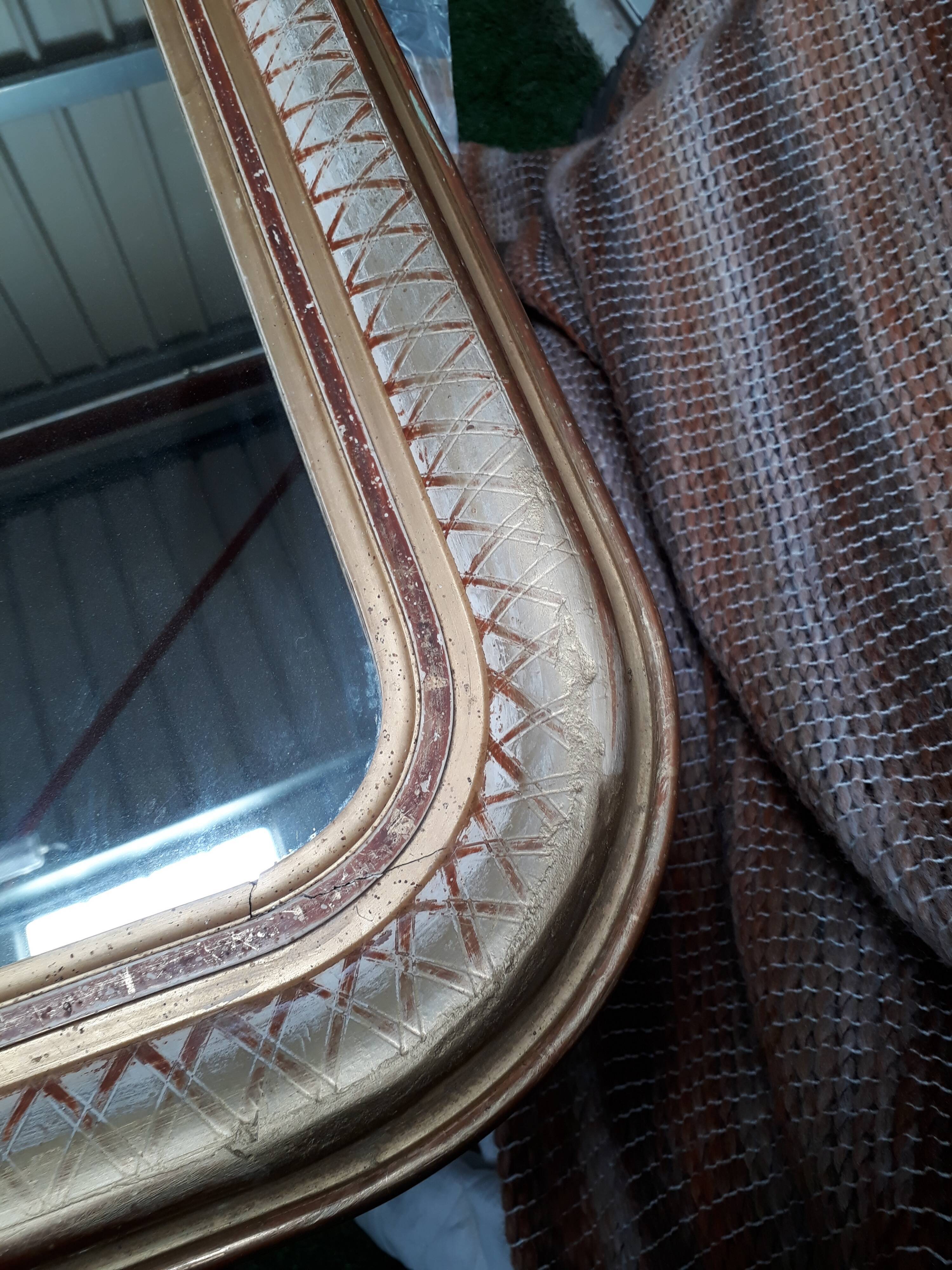 Louis Philippe mirror 1900 size 91x70cm