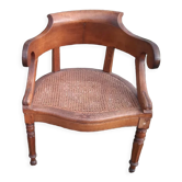 Louis Philippe style cané armchair