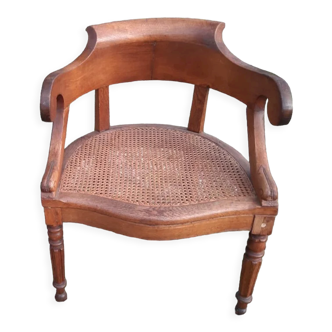 Louis Philippe style cané armchair