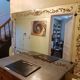 Large brasserie bistro mirror in eglomised glass