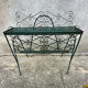 Vintage wrought iron magazine rack, Matego.