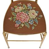 Pair of Chiavari chairs with high backrest