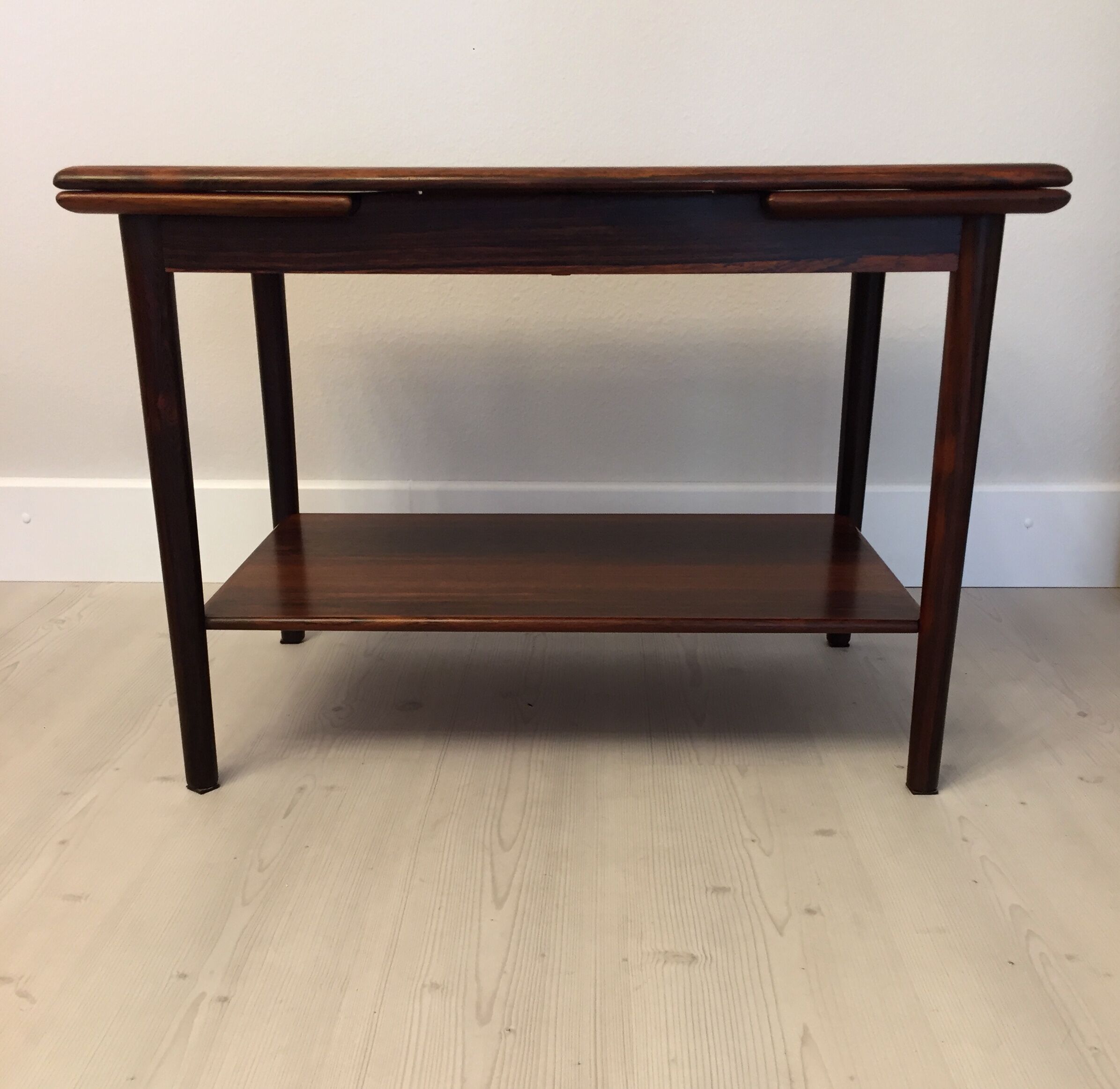 Danish extendable serving cart in palissander midcentury 1960s