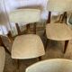 Lot de 6 chaises vintage
