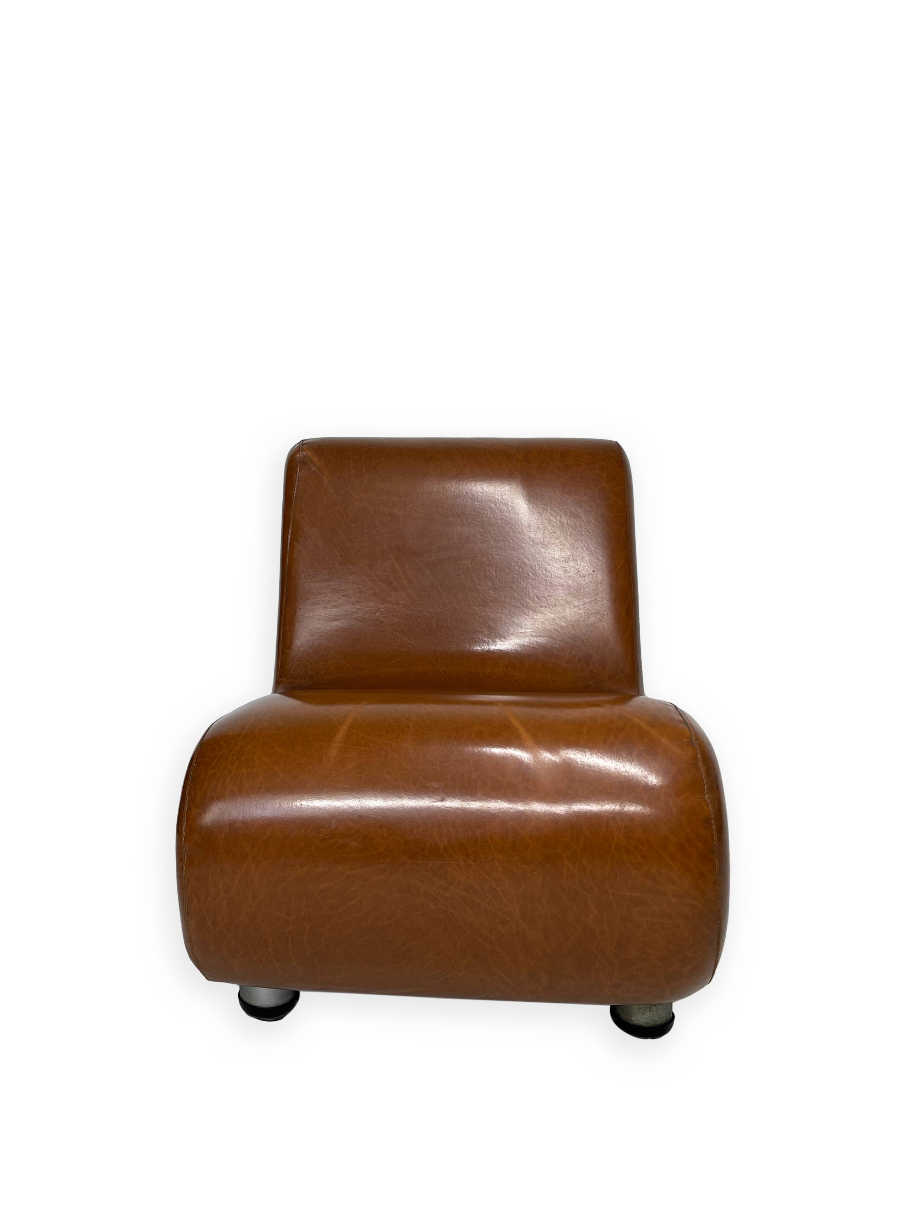 Curve armless armchairs, 1970s