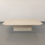 Vintage travertine coffee table from the 70s 80s