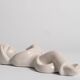 White Sconce with Boy Motif by Marianne Starck for Michael Andersen & Son