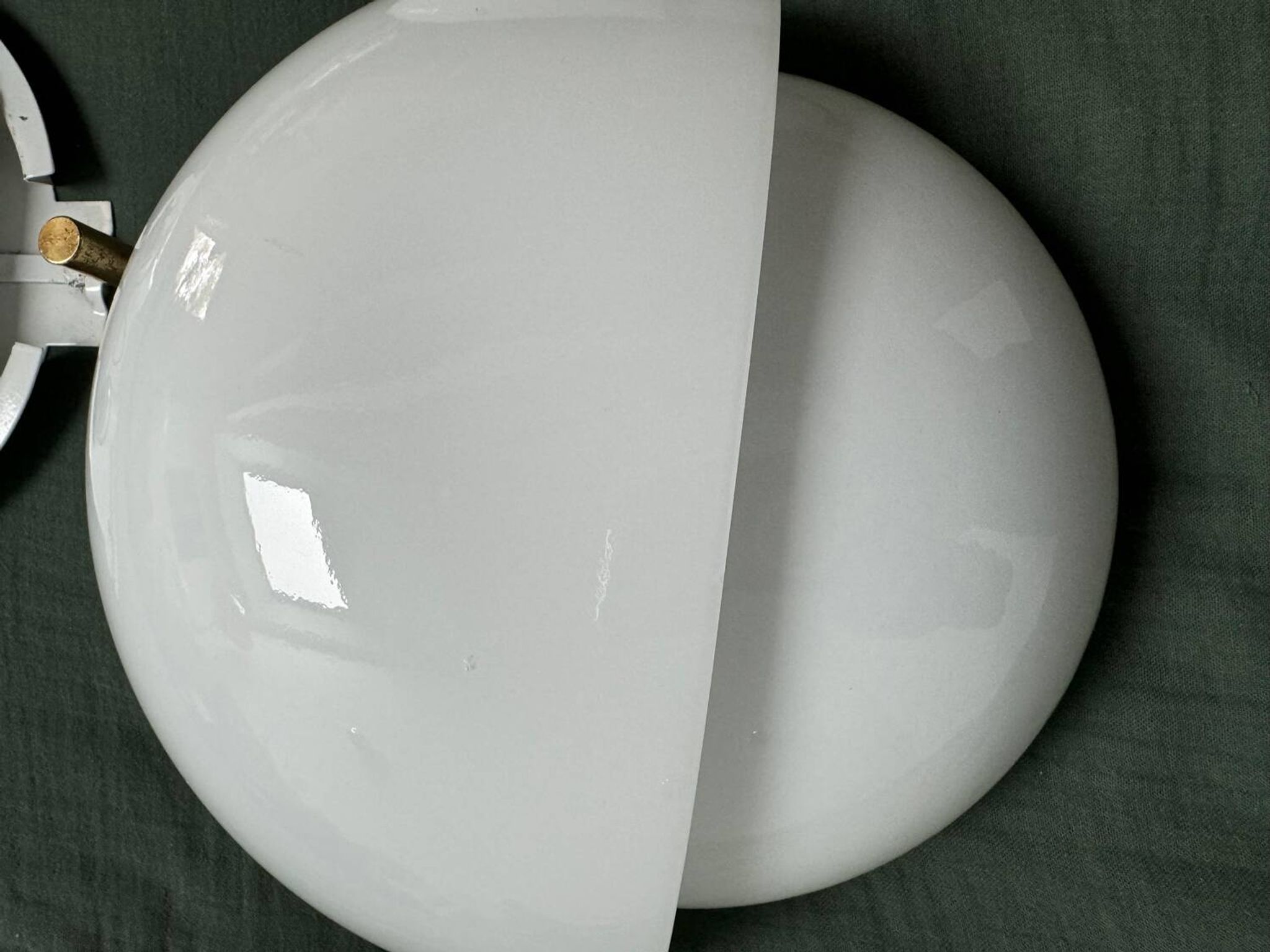 Vintage Murano glass wall lamp by Vico Magistretti for Artemide / Mania / Space Age