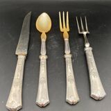 Silver plated serving cutlery in its original box