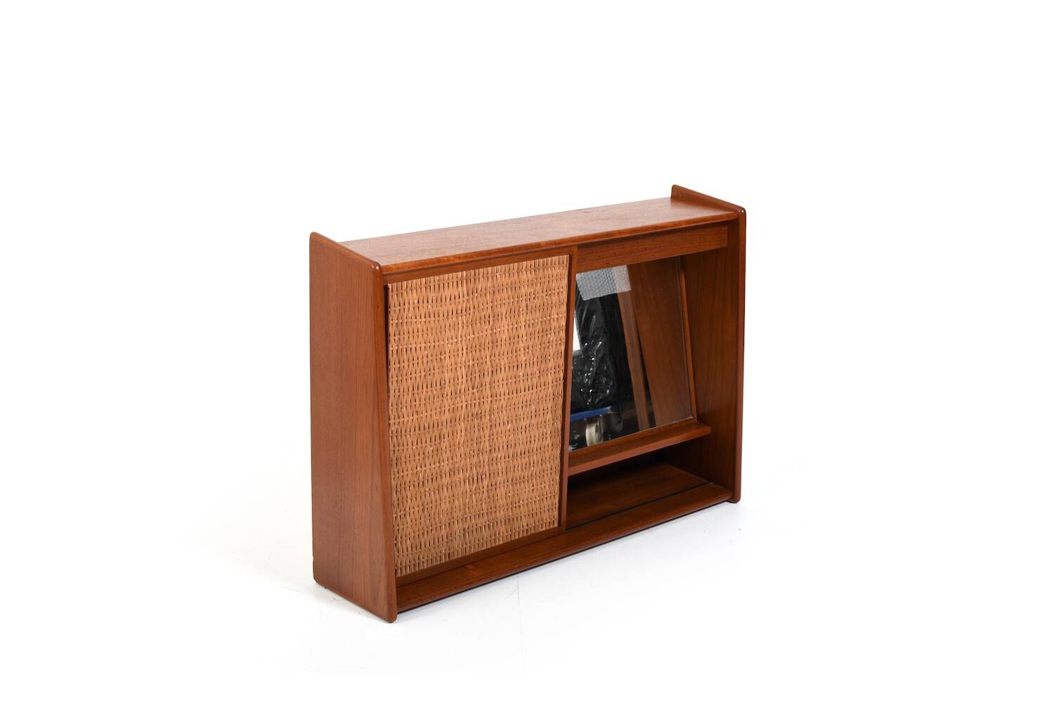 Wall Mirror & Shelving Unit by Arne Wahl Iversen for Brenderup Møbelfabrik
