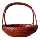 Japanese woven bamboo basket Ikebana