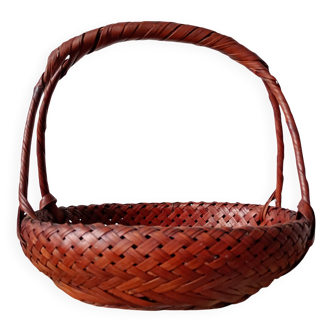 Japanese woven bamboo basket Ikebana