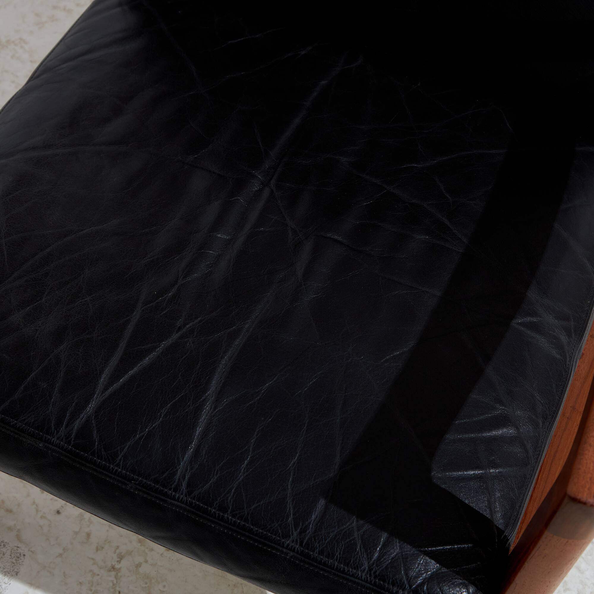 Senator Leather Sofa Set by Ole Wanscher for France & Søn, 1960s, Set of 3 (MK10221)