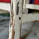 Old patinated workshop stool