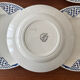 Set of 6 vintage flat plates Moulin des Loups & Hamage model Pan