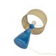 Kastrup Holmegaard - Jacob Bang - table lamp - Denmark - blue - 1960s
