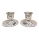 Pair of crystal candlesticks