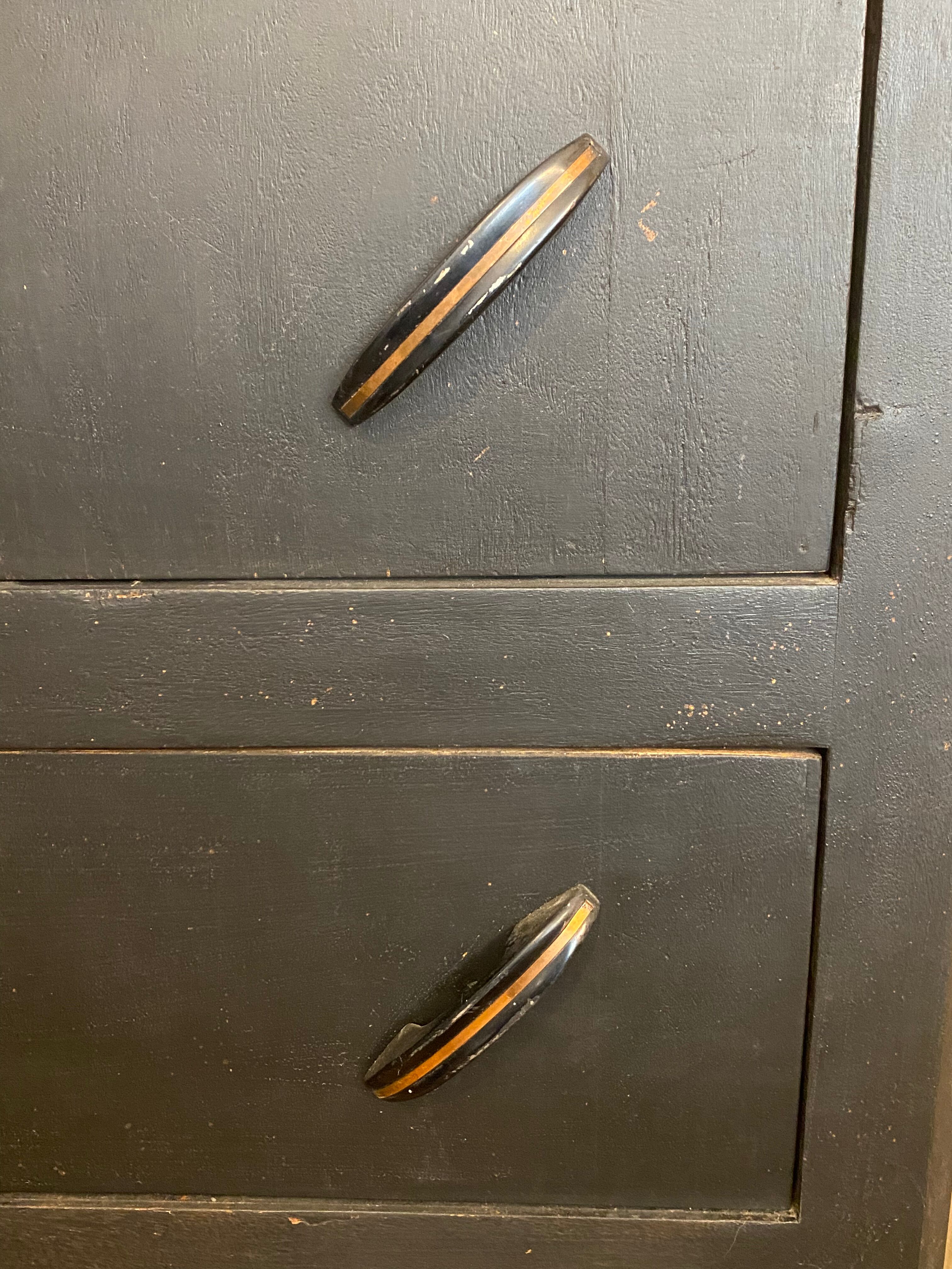 Vintage black dresser