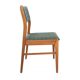 Set of 6 Scandinavian beech chairs, Sweden, 1960