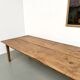 Very large farmhouse table in solid oak, 1950s – L300 cm
