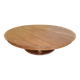 Une table ronde d’ébéniste aux dimensions et à la robustesse hors du commun