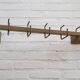 Bony 1980s metal wall coat rack