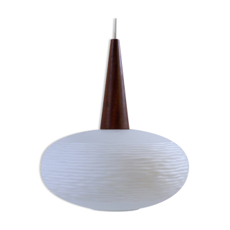 Opalin hanging lamp Louis Kalff