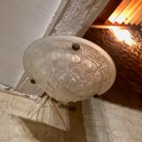 Frosted glass washbasin suspension