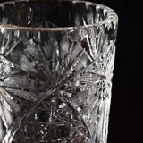 Bohemian crystal vase