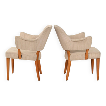 Pair of Swedish “Lata Greven” armchairs by Carl Malmsten