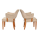 Pair of Swedish “Lata Greven” armchairs by Carl Malmsten