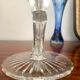 Pair of crystal candlesticks