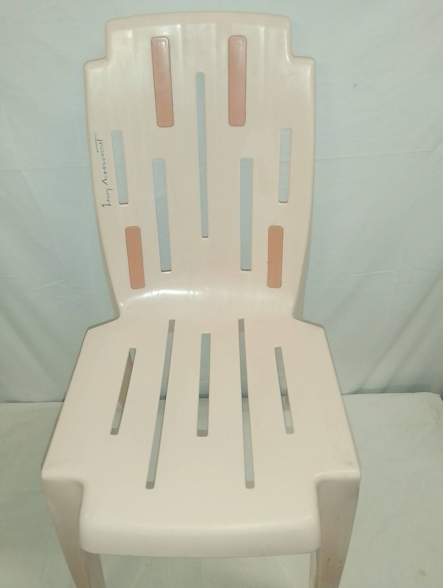4 chaises "Samba" dessinées par Pierre Paulin pour Stamp, Henry Massonnet