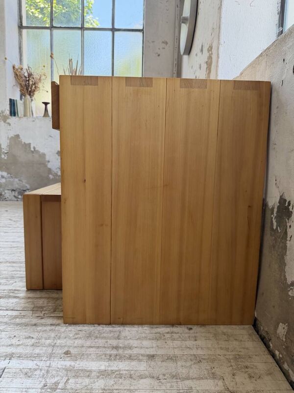 Bureau + commode + tabouret pin Maison Regain Savoie