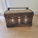 Wooden bottle locker