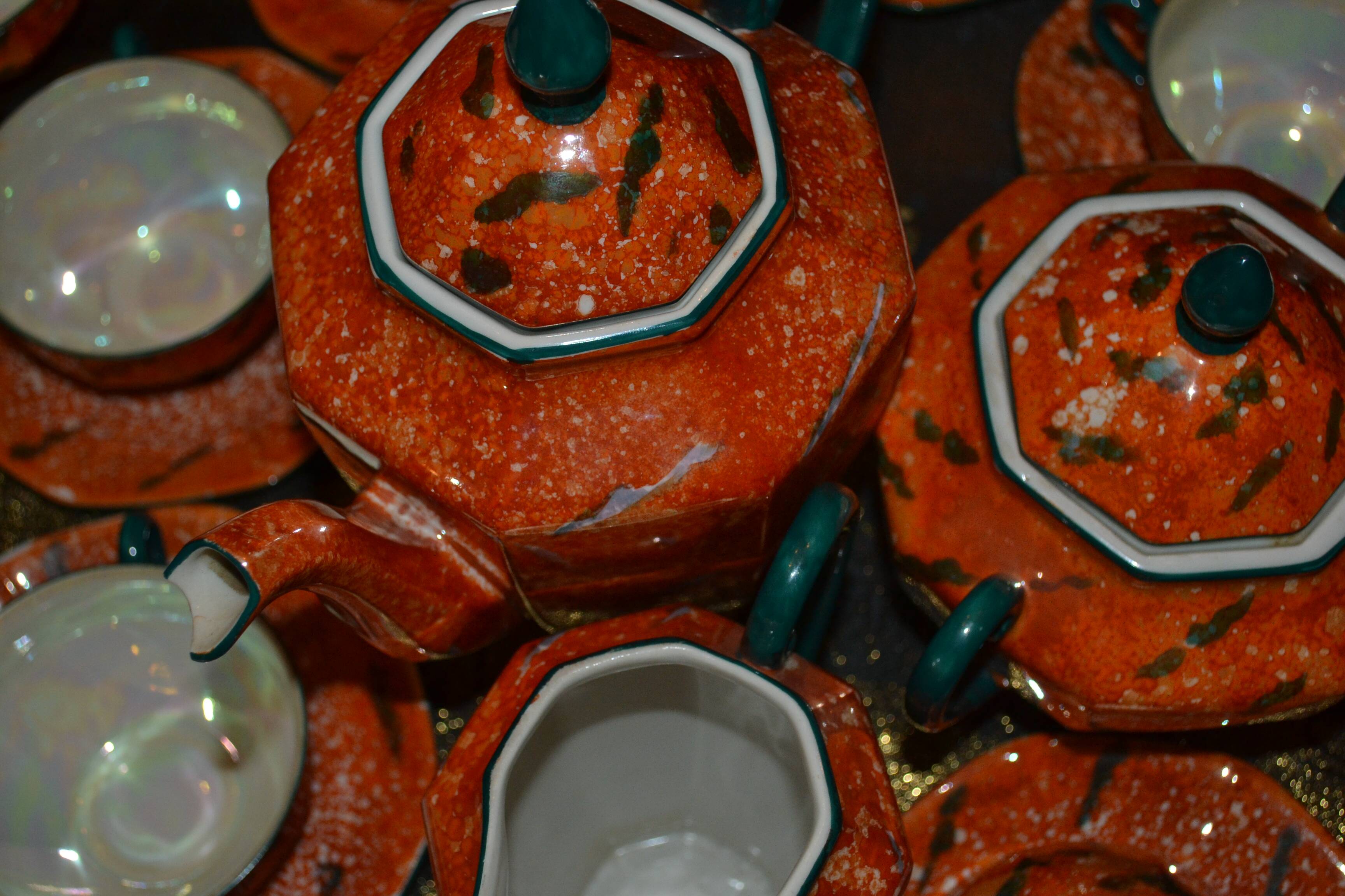 Union K porcelain coffee set