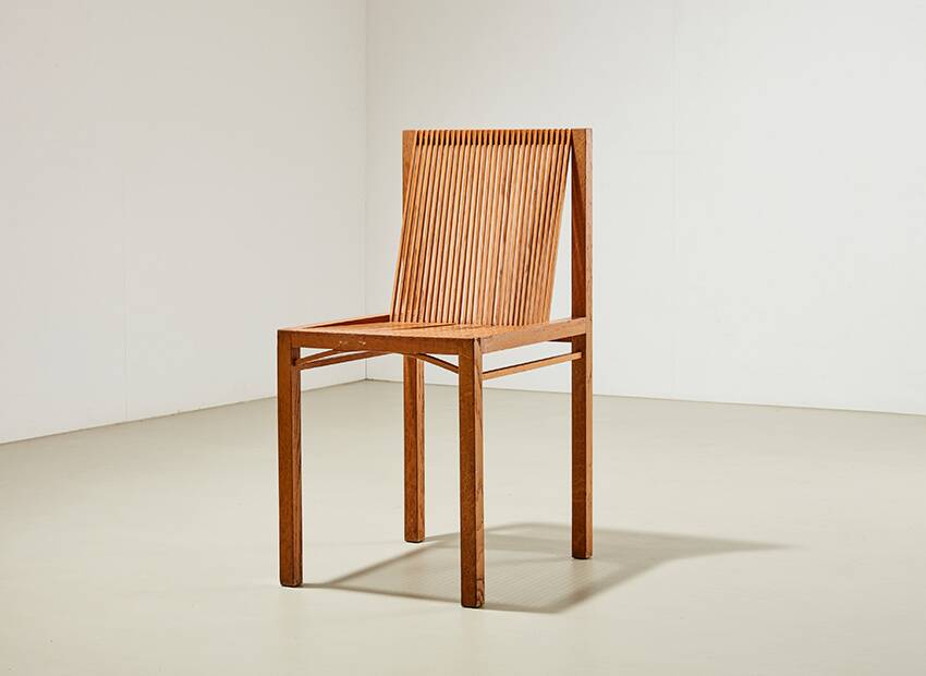 Rare 1st Edition 'Latjes' Dining Set by Ruud Jan Kokke Netherlands 1986