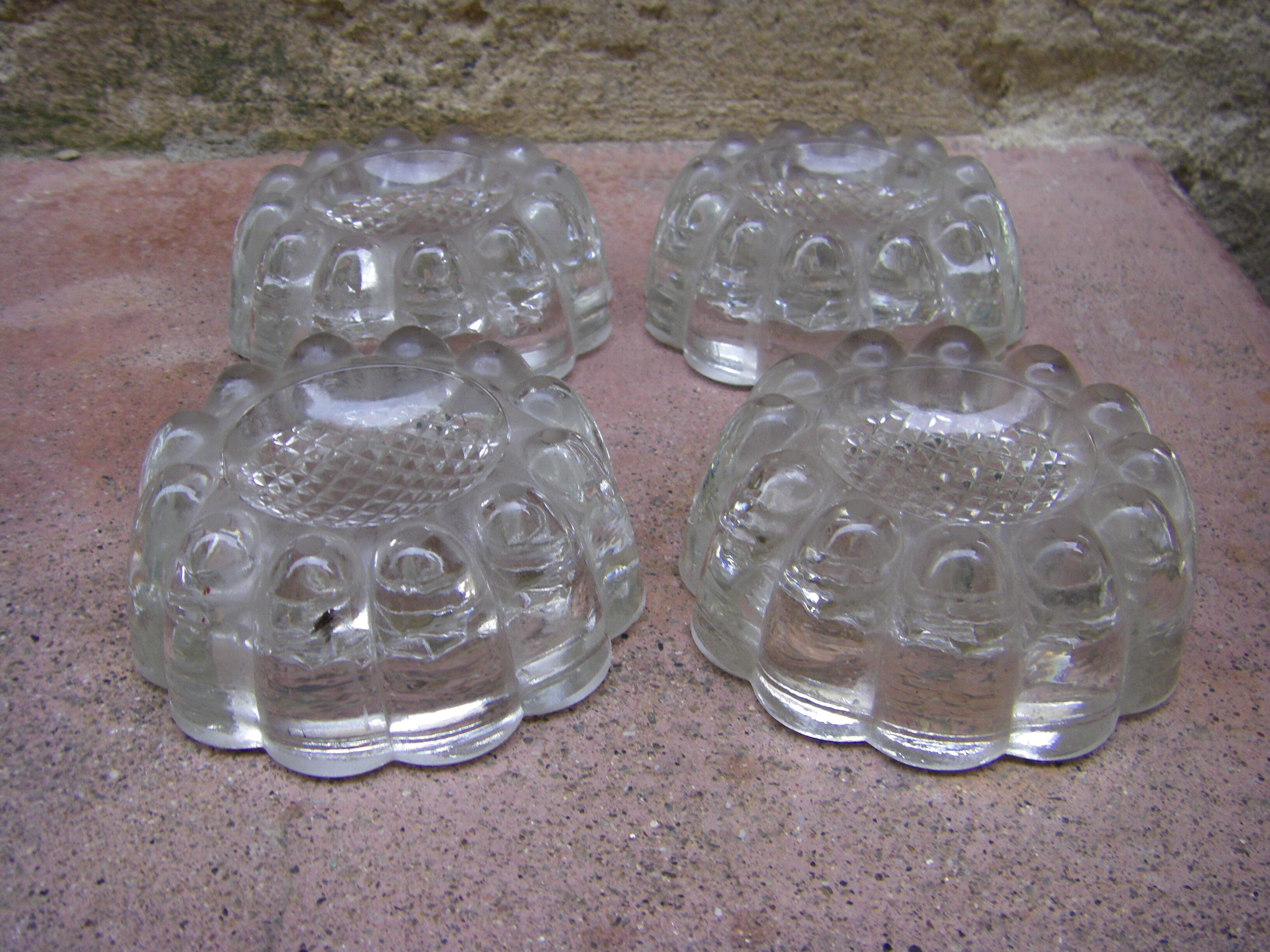 Set of old piano feet