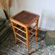 Vintage solid wood high stool