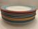 8 assiettes à dessert en faïence