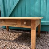 Double drawer coffee table