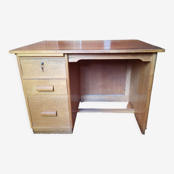 Wooden desk from the 1950s administration type